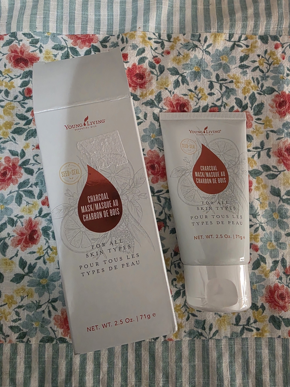 Young Living Charcoal Mask — White and Brown